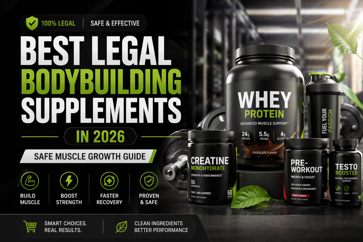 best legal bodybuilding supplements 2026