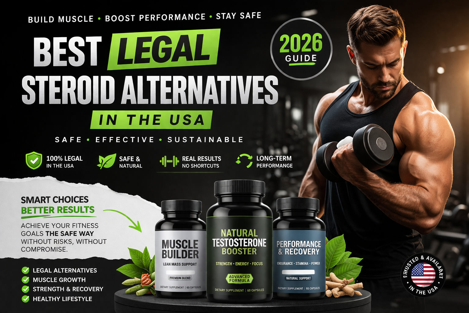 Legasteroids Best Legal Steroid Alternatives USA 2026 | Safe Muscle Growth & Performance