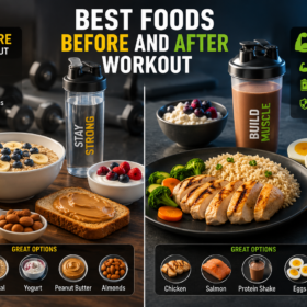 best foods before and after workout for muscle growth