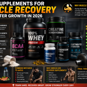Best supplements for muscle recovery and faster muscle growth