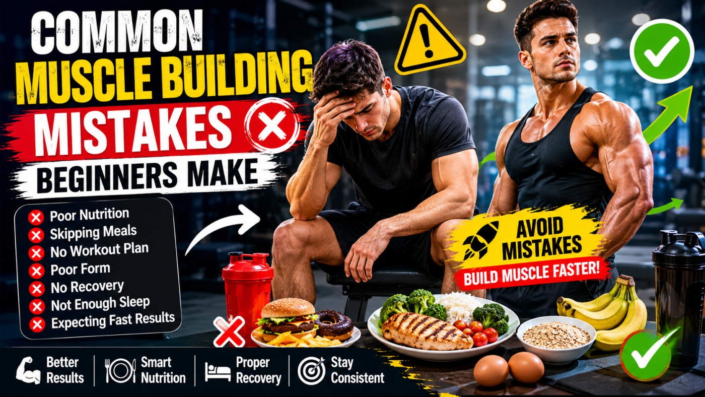 Common muscle building mistakes beginners make at the gym