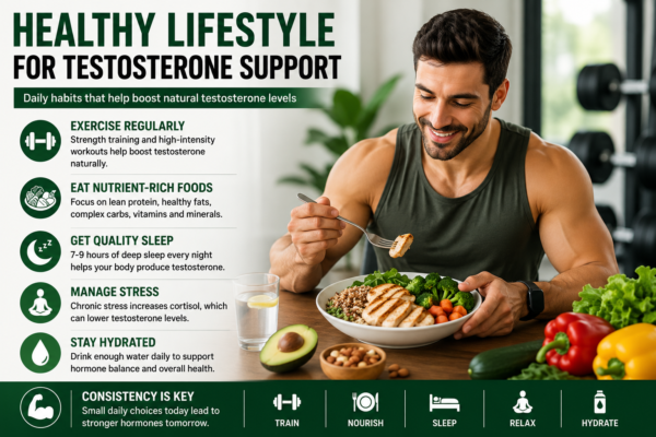 Healthy Lifestyle for Testosterone Support