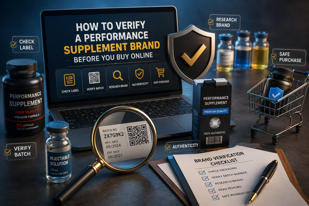 How to Verify a Performance Supplement Brand