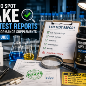 How to spot fake lab test reports for performance supplements with batch number and quality verification checklist