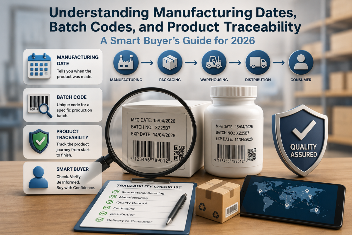 manufacturing dates batch codes and product traceability